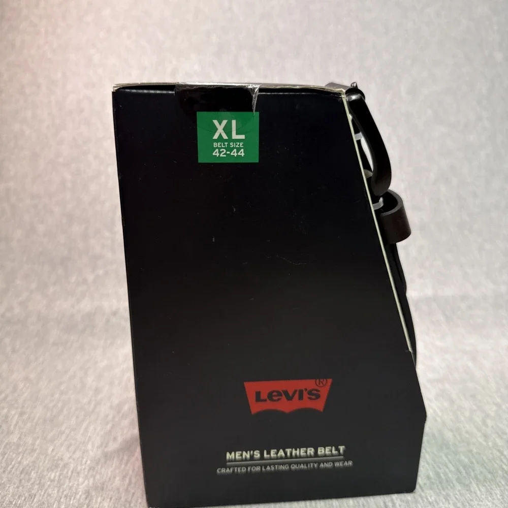 Levi's Men's Dress Brown Belt Buckle Adjustable Size XL 42-44 New